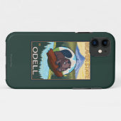 Beaver & Mt. Hood - Odell, Oregon Case-Mate iPhone Case (Achterkant (horizontaal))