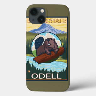 Beaver & Mt. Hood - Odell, Oregon iPhone 13 Hoesje