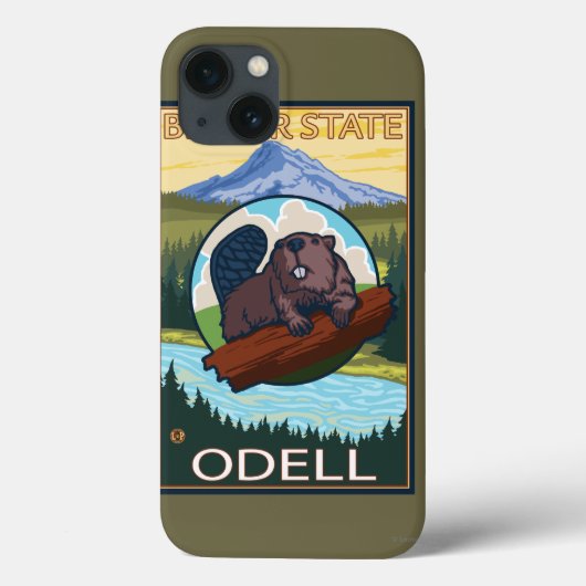 Beaver & Mt. Hood - Odell, Oregon Case-Mate iPhone Case (Achterkant)