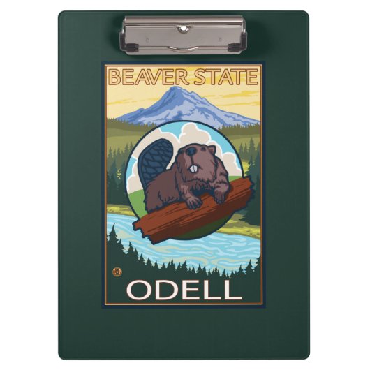 Beaver & Mt. Hood - Odell, Oregon Klembord (Voorkant)