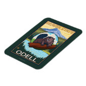 Beaver & Mt. Hood - Odell, Oregon Magneet (Linkerzijde)