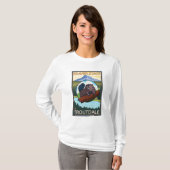 Beaver & Mt. Hood - Troutdale, Oregon T-shirt (Voorkant volledig)