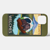 Beaver & Mt. Hood - Welches, Oregon Case-Mate iPhone Case (Achterkant (horizontaal))