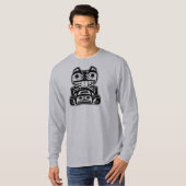 Beaver Native American Design T-shirt (Voorkant volledig)