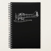 Beaver on Floats Zee Planet Pilot Front & Back Planner (Voorkant)