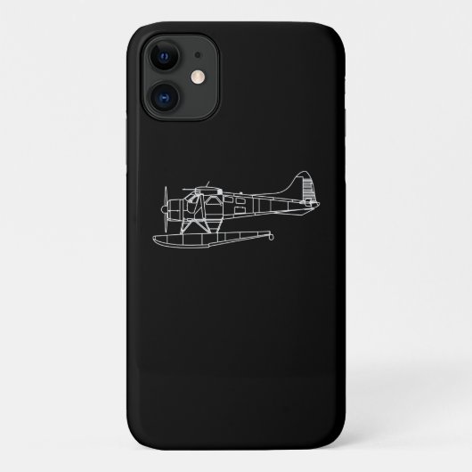 Beaver on Floats Zee Planet Piot Funny Gift Case-Mate iPhone Case (Achterkant)