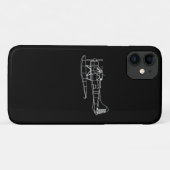 Beaver on Floats Zee Planet Piot Funny Gift Case-Mate iPhone Case (Achterkant (horizontaal))