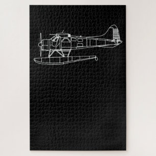 Beaver on Floats Zee Planet Piot Funny Gift Legpuzzel