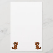 Beaver-ontwerp Briefpapier (Achterkant)