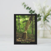 Beaver op het werk briefkaart (Staand voorkant)