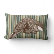 Beaver op woestijnstrepen