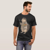 Beaver Painter Paintbrush Painting T-shirt (Voorkant volledig)