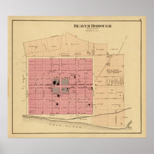 Beaver, Pennsylvania Poster (Voorkant)