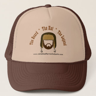 Beaver Pet Bill Trucker Hat "Beard, Pet, Legend"