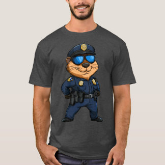 Beaver Politie / Politievrouw Beaver T-shirt