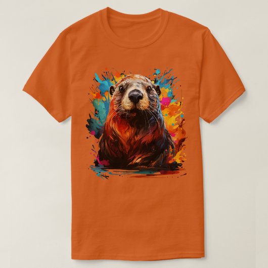 Beaver Rainbow T-shirt (Design voorkant)