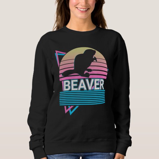 Beaver Retro Trui (Voorkant)