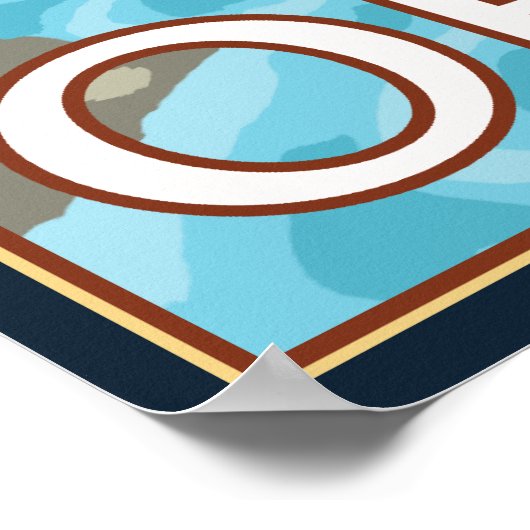 Beaver & River - Bend, Oregon Poster (Hoek)