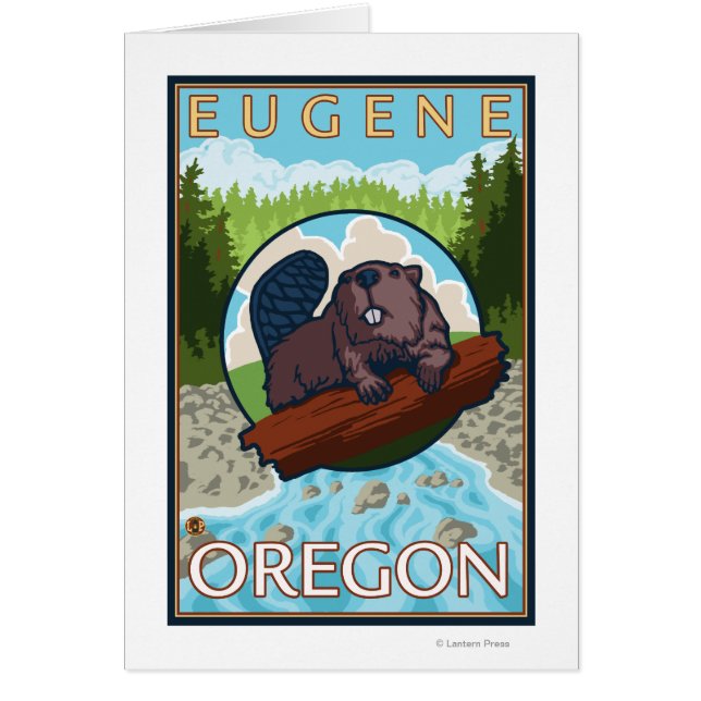 Beaver & River - Eugene, Oregon (Voorkant)