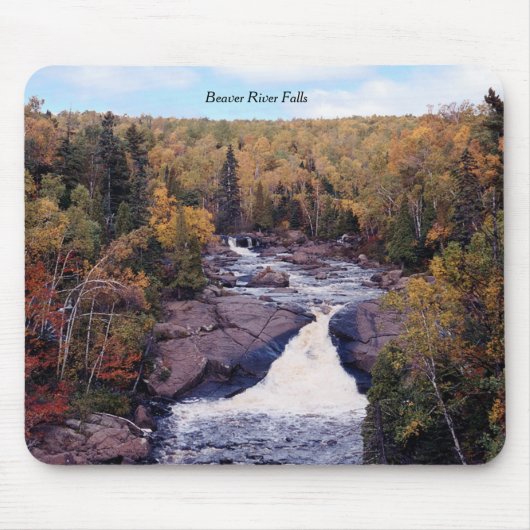 Beaver River Herfst mousepad Muismat (Voorkant)