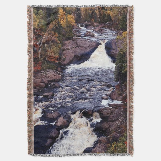 Beaver River Herfsten met deken (Voorkant Verticaal)