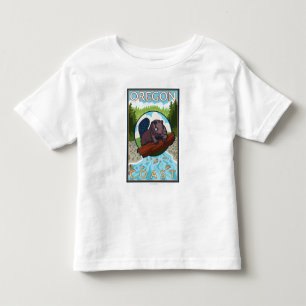Beaver & RiverCoastVintage Travel Poster Kinder Shirts