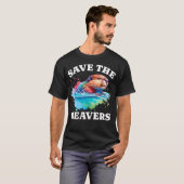 Beaver Save T-shirt (Voorkant volledig)