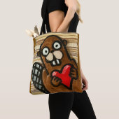 Beaver Schoudertas Tote Bag (Dichtbij)