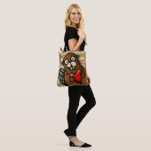 Beaver Schoudertas Tote Bag (Op model)