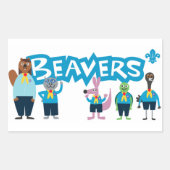 Beaver Scouts Sticker (Voorkant)