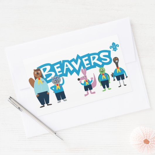 Beaver Scouts Sticker (Envelop)