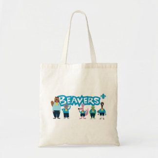 Beaver Scouts White Canvas tas