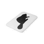 Beaver Silhouette Badmat (Gekanteld)