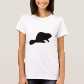Beaver Silhouette T-shirt (Voorkant)
