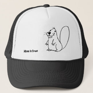 Beaver sketch-pet trucker pet