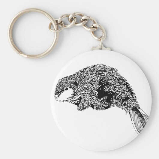 Beaver Sleutelhanger (Voorkant)