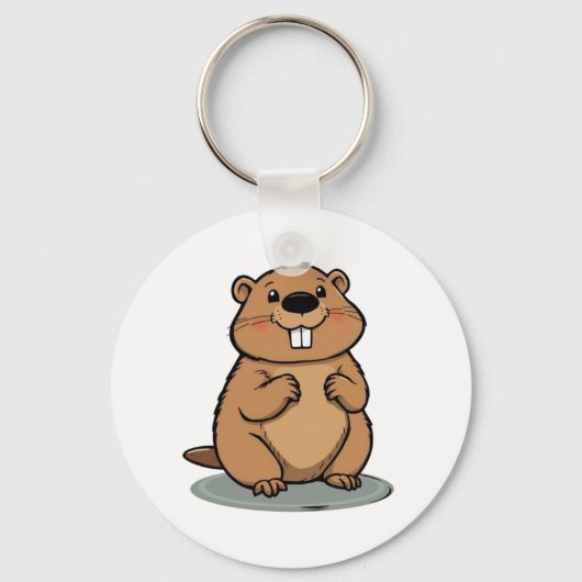Beaver Sleutelhanger (Voorkant)