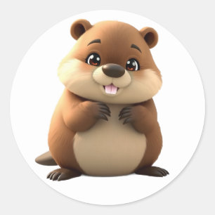 Beaver Stickers