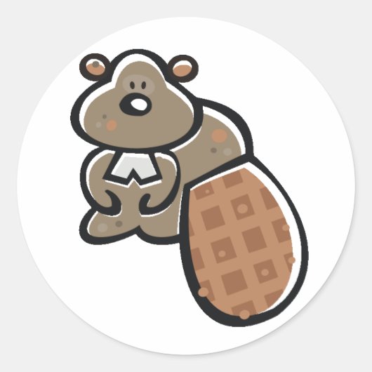 Beaver Stickers (Voorkant)