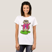 Beaver Teacher Chalk School T-shirt (Voorkant volledig)