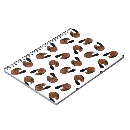 Beaver Toss-laptop Notitieboek (Linkerzijde)