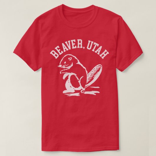 Beaver Utah T-shirt (Design voorkant)