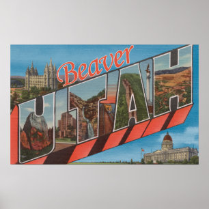 Beaver, UtahLarge Letter ScenesBeaver, UT Poster