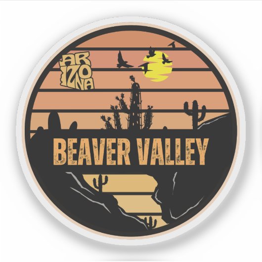 Beaver Valley, Arizona Sticker (Voorkant)