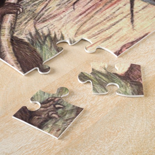 Beaver van Louis Sargent,  wilde dieren Legpuzzel (Zijkant)