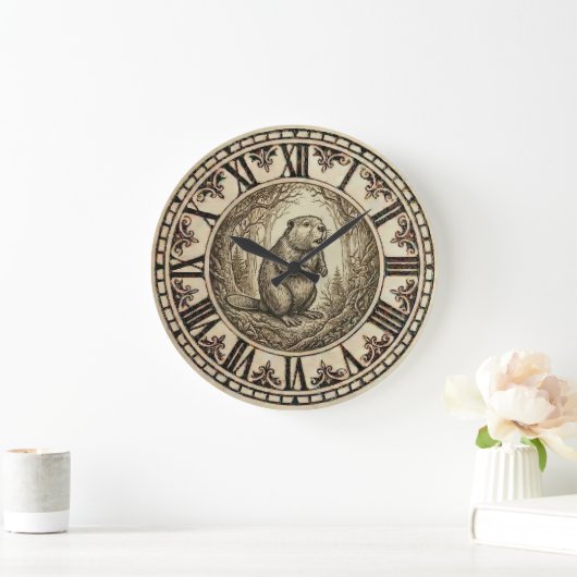Beaver Wall Clock Grote Klok (Huis)