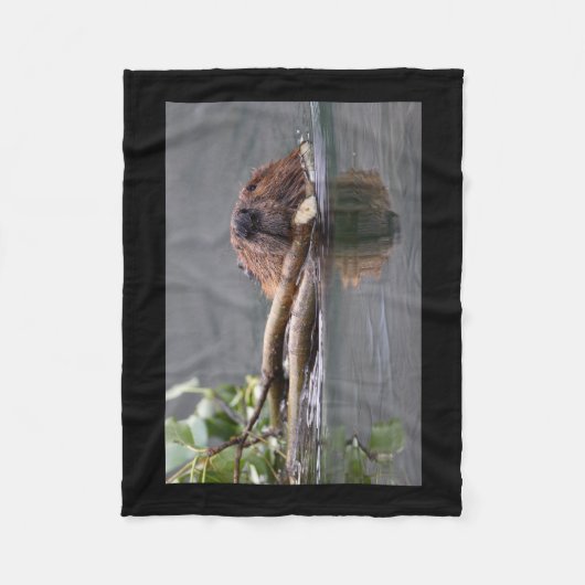 Beaver Working Fleece Deken (Voorkant)