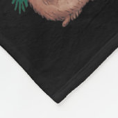 Beaver Xmas Tree Beaver Kerstboom Merry Chris Fleece Deken (Hoek)