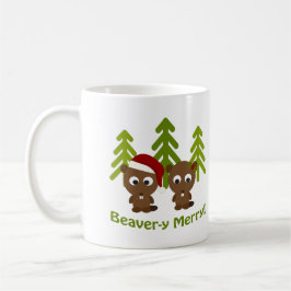 Beaver-y Merry! Kerstbeken Koffiemok