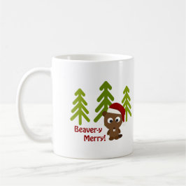Beaver-y Merry! kerstbever Koffiemok